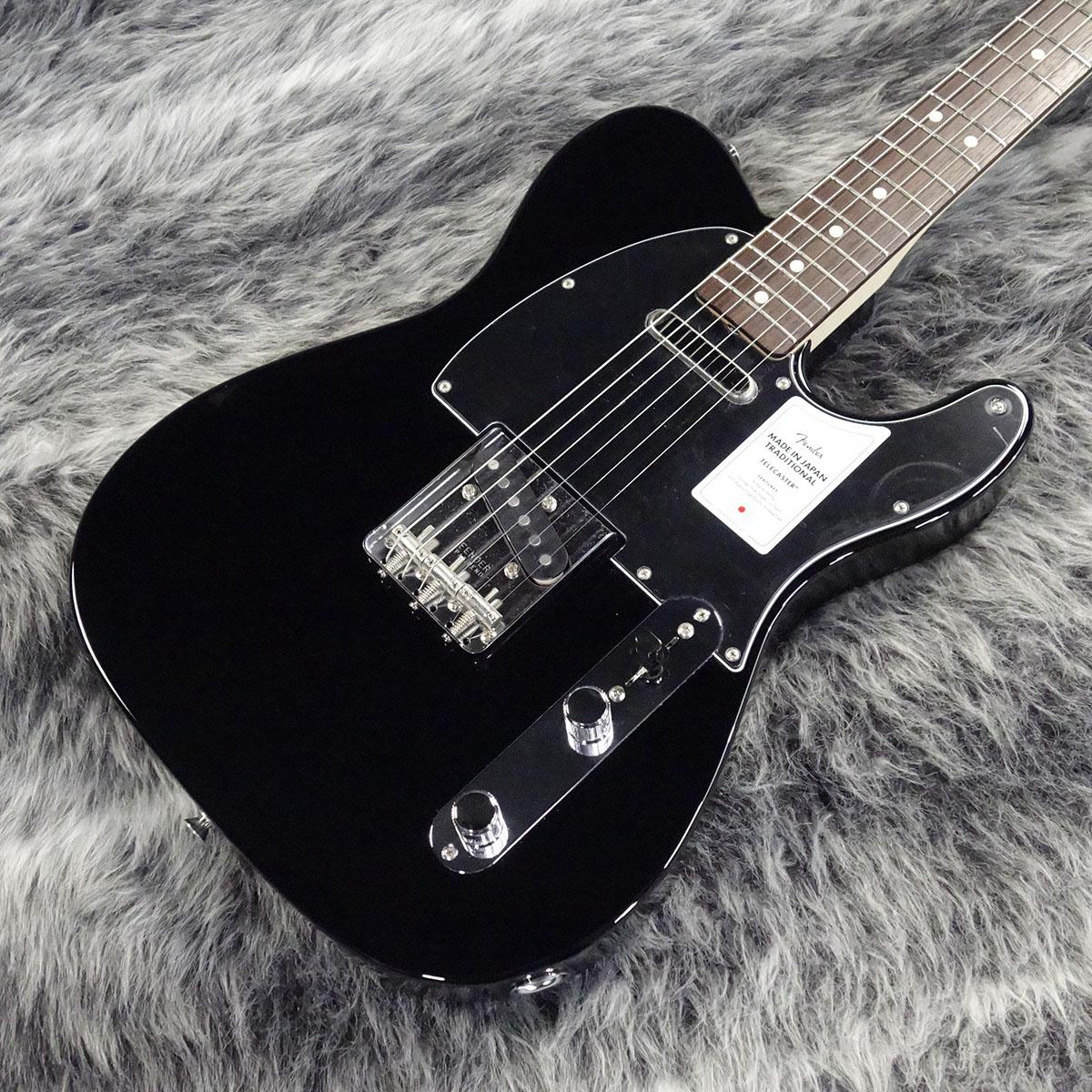 Made in Japan Traditional 70s Telecaster Black/RW Fender