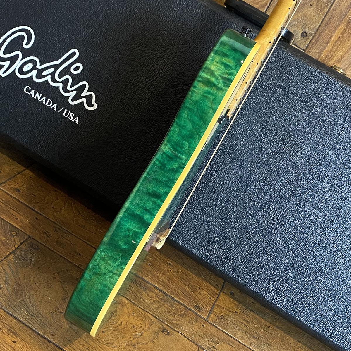 Acousticaster 6 Ltd Trans Green 1995 Godin エレクトリック