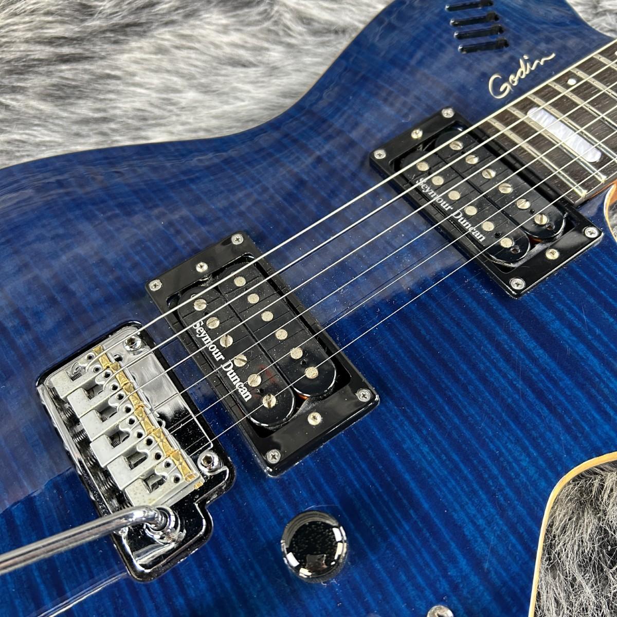 LGXT Trans Blue Flame Godin エレクトリックギター その他のボディー