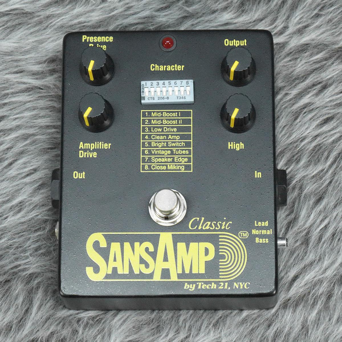SansAmp Classic ギターエフェクター 復刻版　現状品 Amazon | SansAmp 【国内正規品】TECH21 Classic ギター用アナログ
