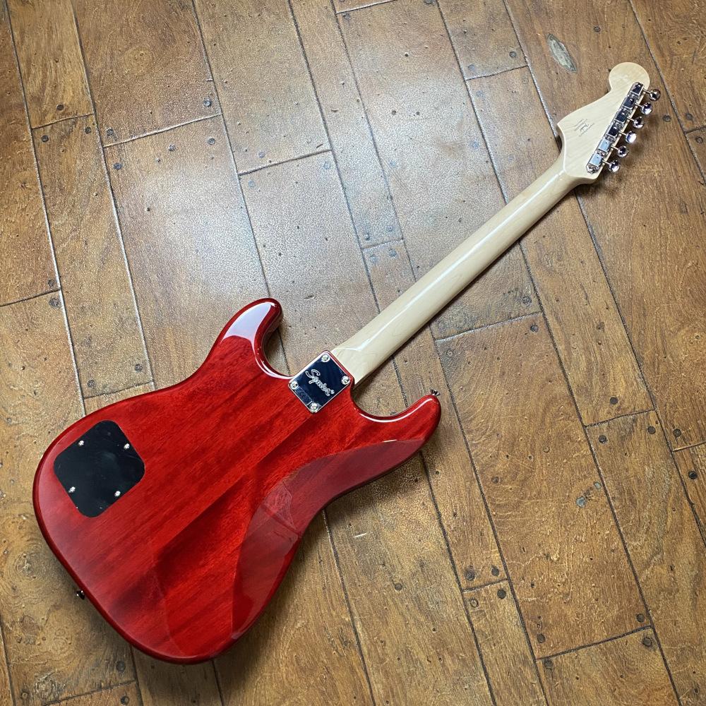 Paranormal Strat-O-Sonic Crimson Red Transparent Squier