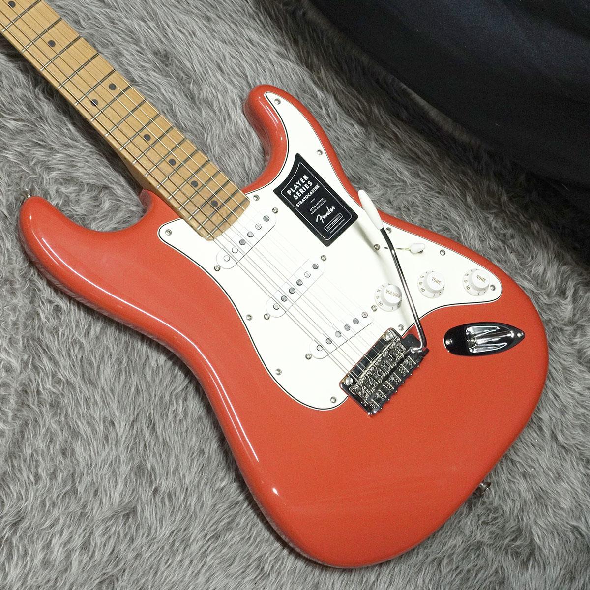 Limited Edition Player Stratocaster Roasted MN Fiesta Red Fender