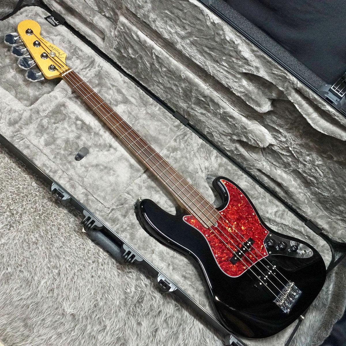 American Professional Jazz Bass Fretless RW Black Fender