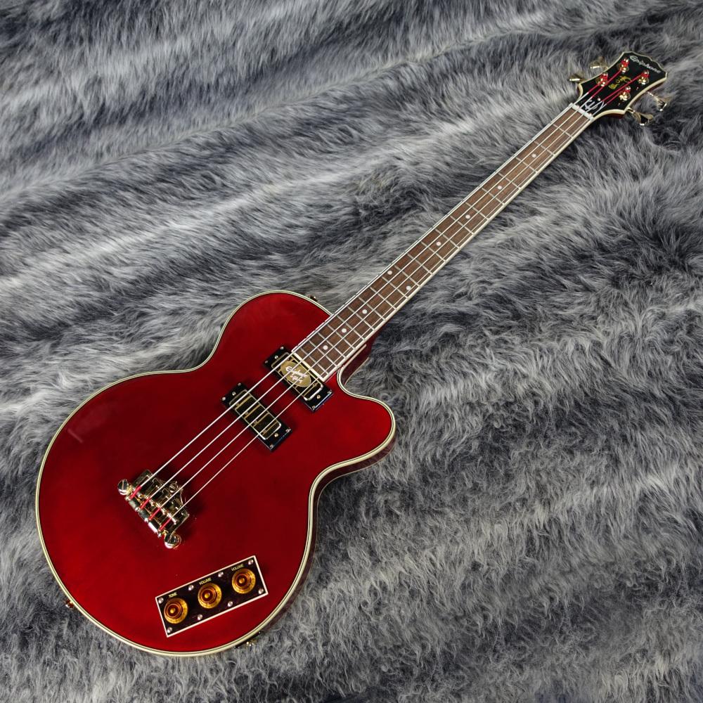 Allen Woody Rumblekat Bass Wine Red Epiphone エレクトリック