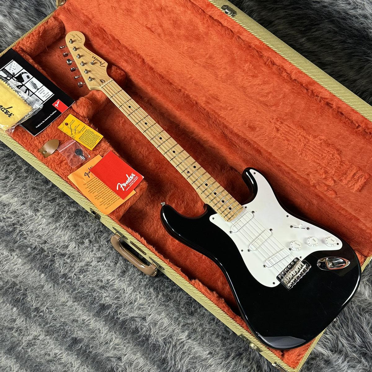 ＃Fender Stratocaster ブラック エレキギター部品欠品あり Fender Custom Shop 1962 Stratocaster Relic Black CZ586397【漆黒指