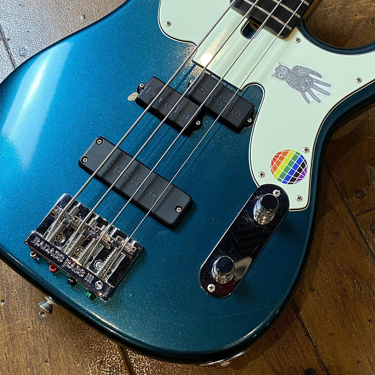 GM OKAMINE MODEL #1 w/Badass Bass III Blue Turquoise Moon