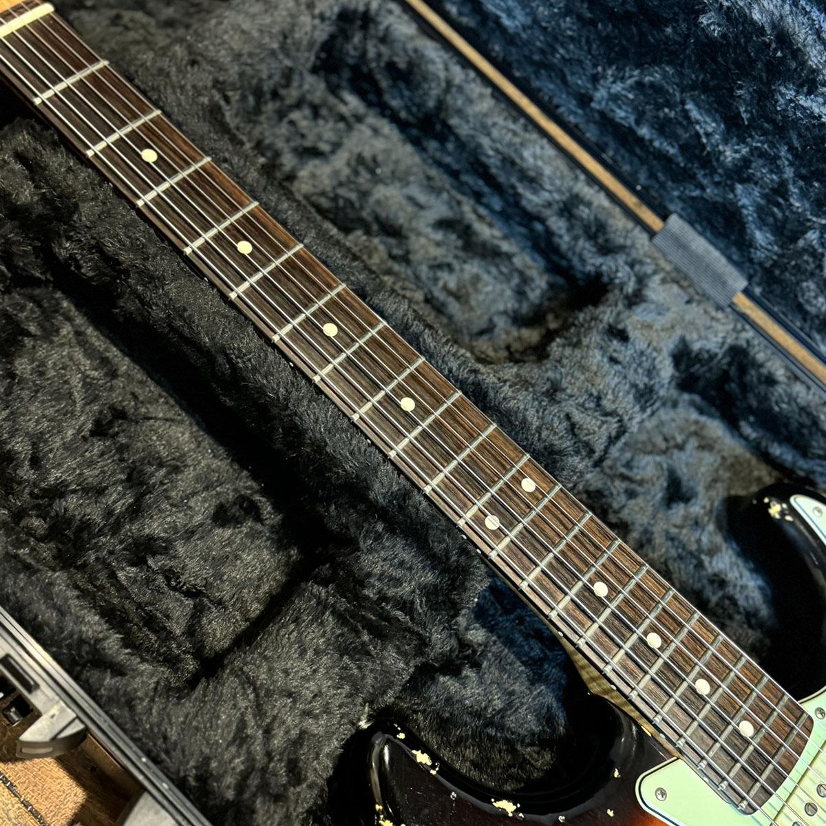 XSC-2 Ash Heavy Aged 5A Grade Roasted Flame Maple Neck 3-Tone