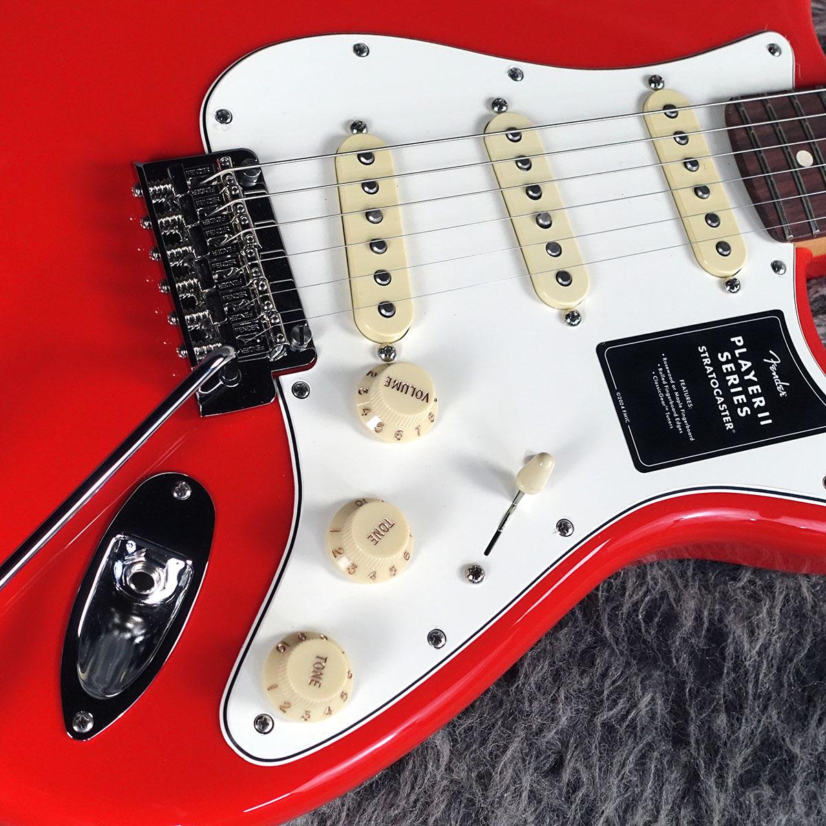 Player II Stratocaster RW Coral Red Fender エレクトリックギター
