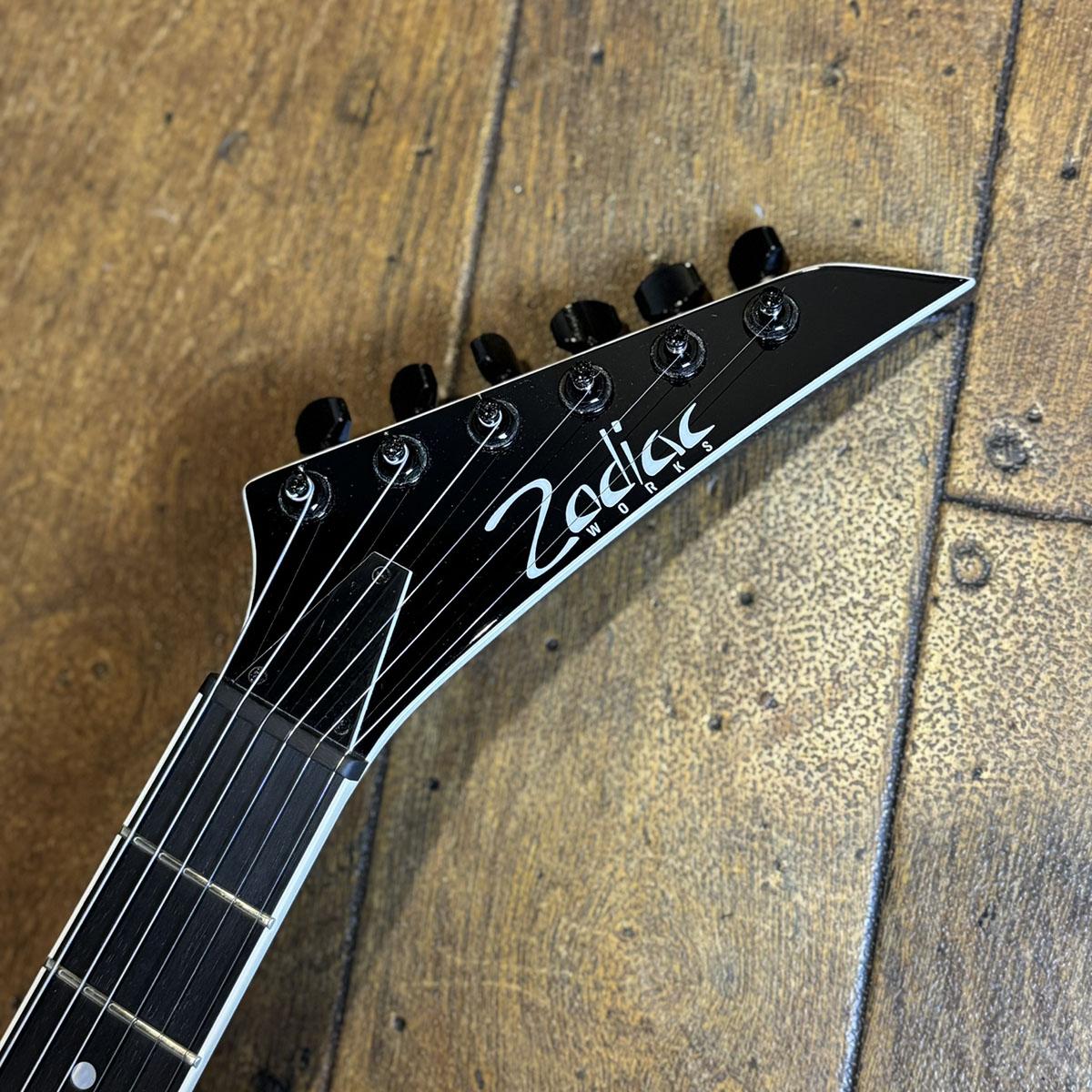 TC-HOTEI.R White Black Line Zodiacworks エレクトリックギター