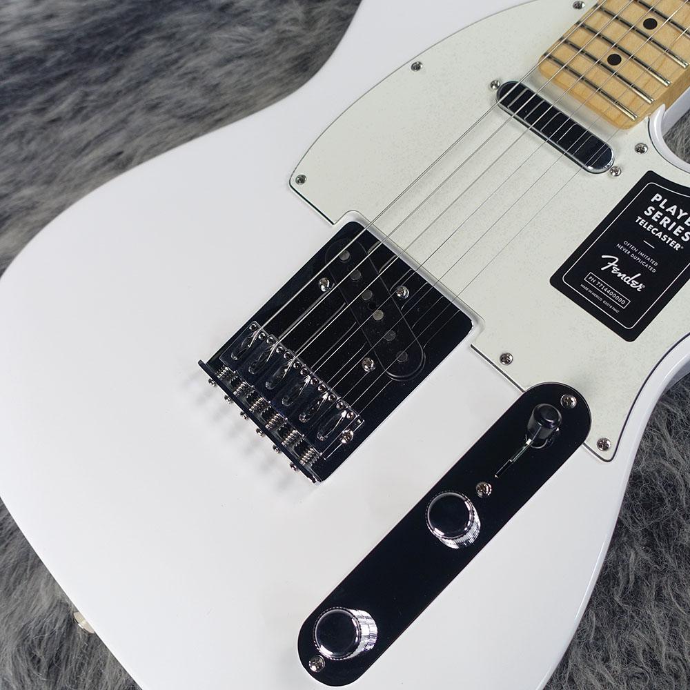Player Telecaster Maple Fingerboard Polar White Fender
