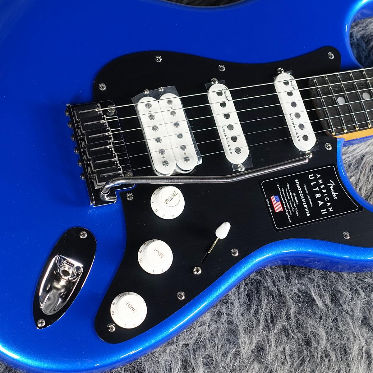 American Ultra II Stratocaster HSS Noble Blue Fender