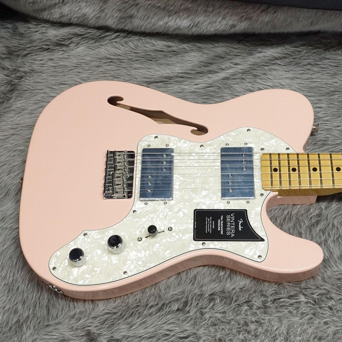 Limited Edition Vintera 70s Telecaster Thinline MN Shell Pink