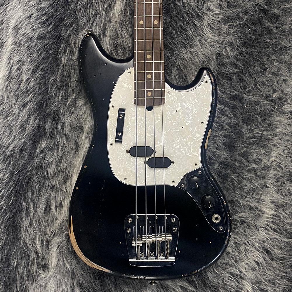 JMJ Road Worn Mustang Bass Black Fender エレクトリック・ベース
