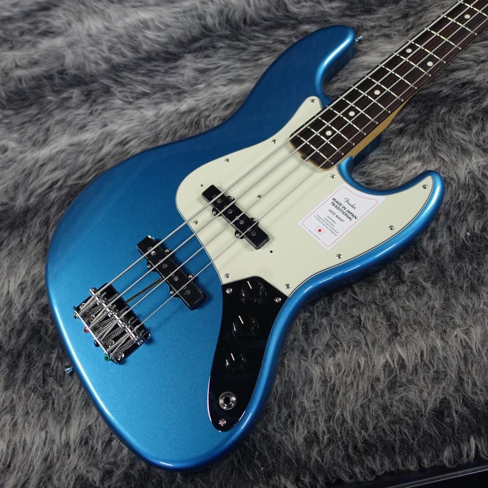 Made in Japan Traditional 60s Jazz Bass Lake Placid Blue Fender