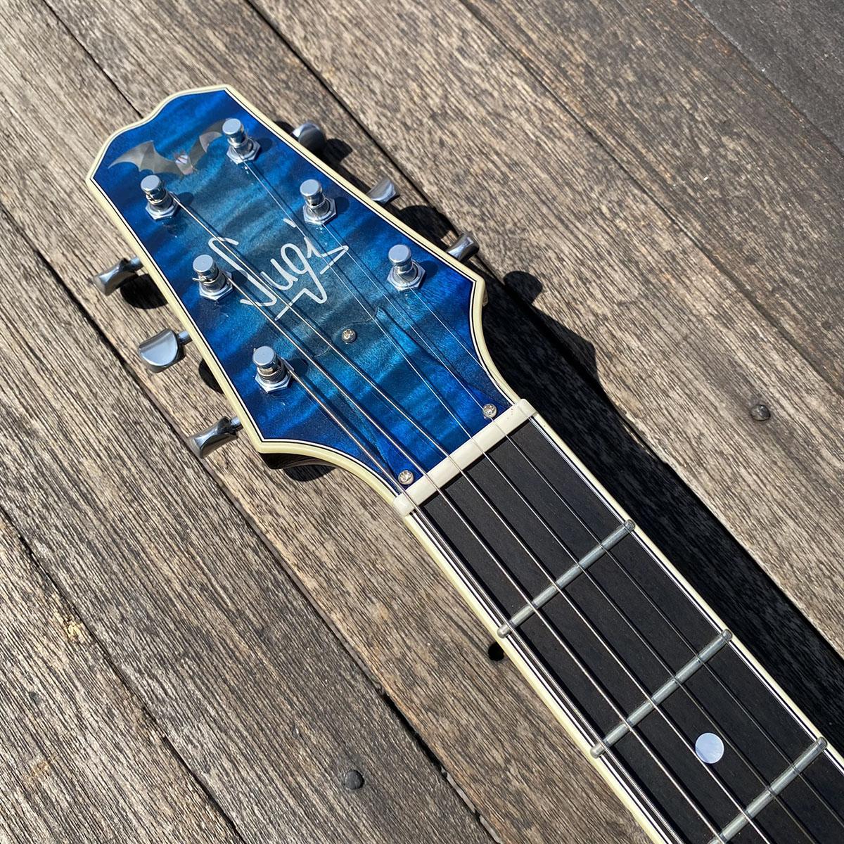 SH485 EM/A-Maho /See Through Blue Sugi エレクトリックギター レス