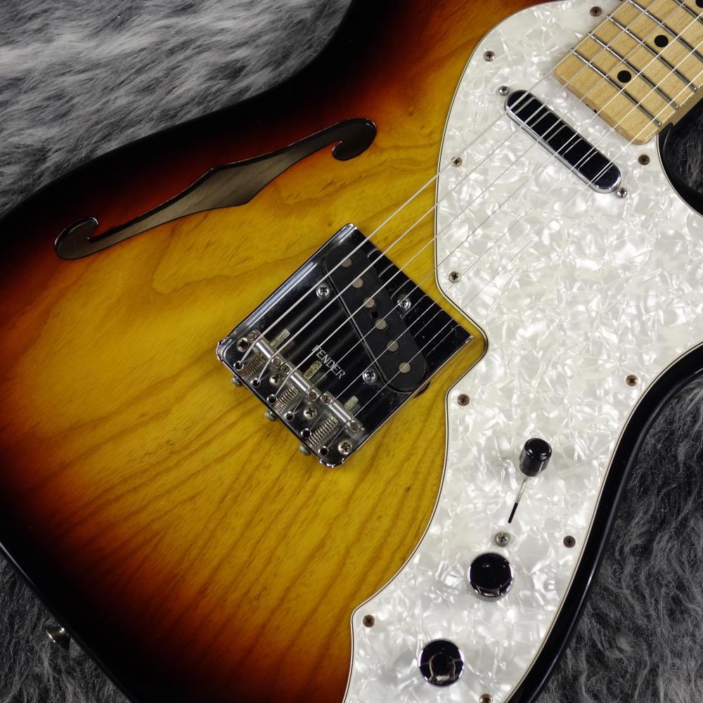 Classic 69 Telecaster Thinline 3-Color Sunburst Fender Mexico