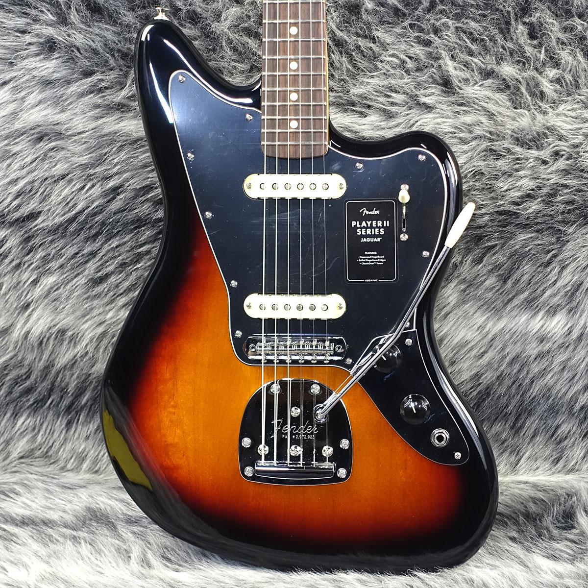Player II Jaguar 3-Color Sunburst Fender エレクトリックギター