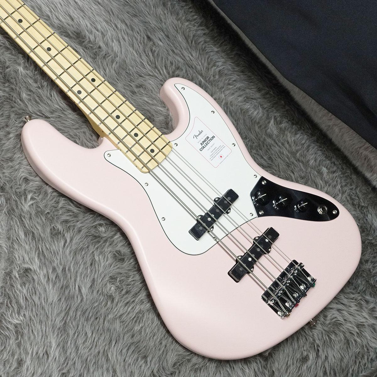 Made in Japan Junior Collection Jazz Bass MN Satin Shell Pink