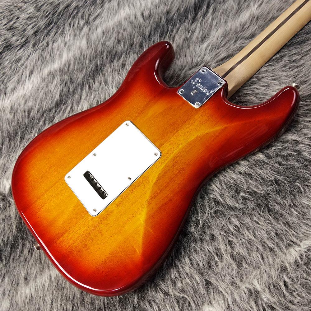 Standard Stratocaster FMT Amber Sunburst Squier エレクトリック