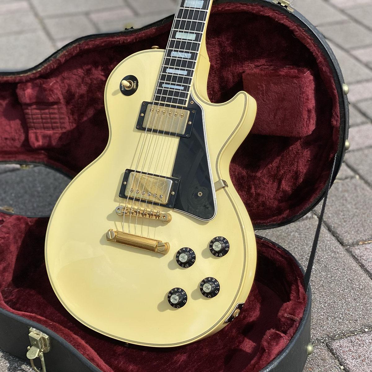 1968 Les Paul Custom Antique White 1997 Gibson Custom Shop