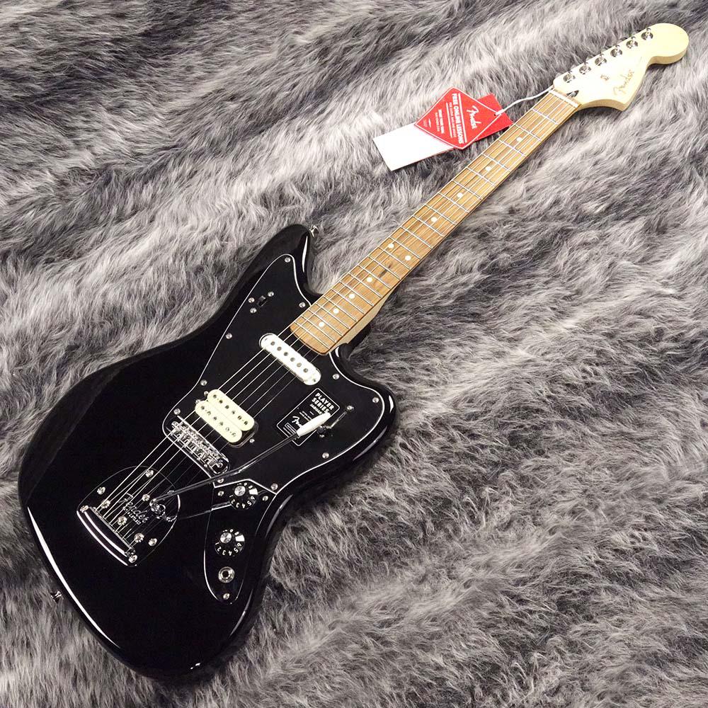 Player Jaguar Black Fender エレクトリックギター ジャガータイプ