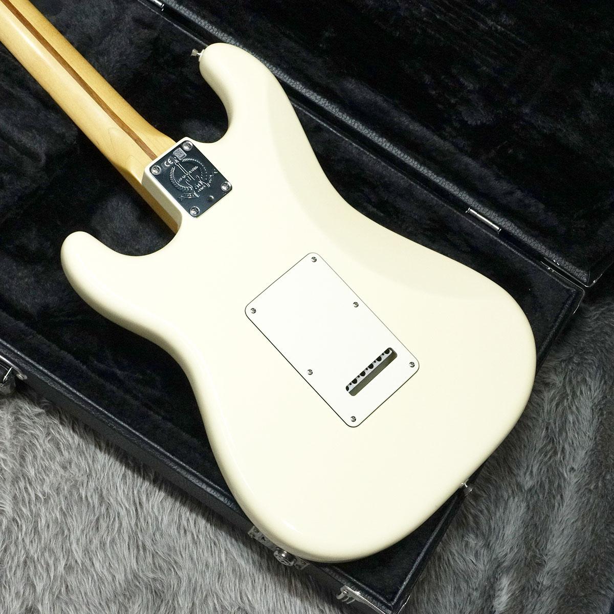 American Standard Stratocaster MN Olympic White【2014年製】 Fender