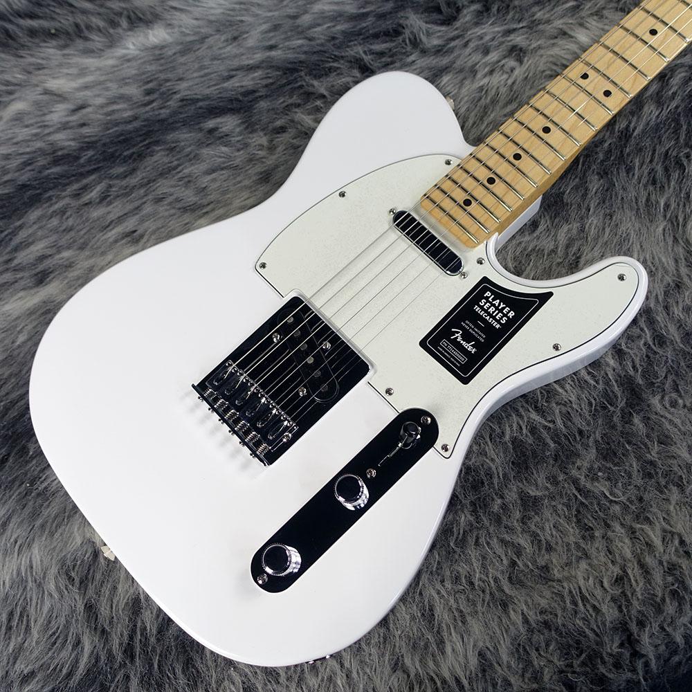Player Telecaster Maple Fingerboard Polar White Fender