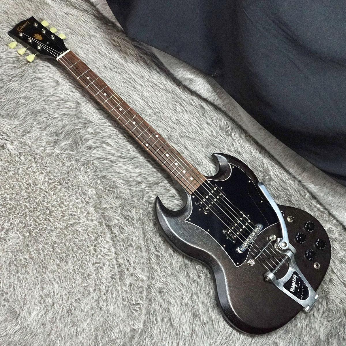 SG Standard　2012年製　Mod　調整済み エボニーブラック　ラージ　ビグスビー  SG エレキギター (0220360578) ギブソン Gibson SG Standard Ebony エレキギター(ギブソン・SG