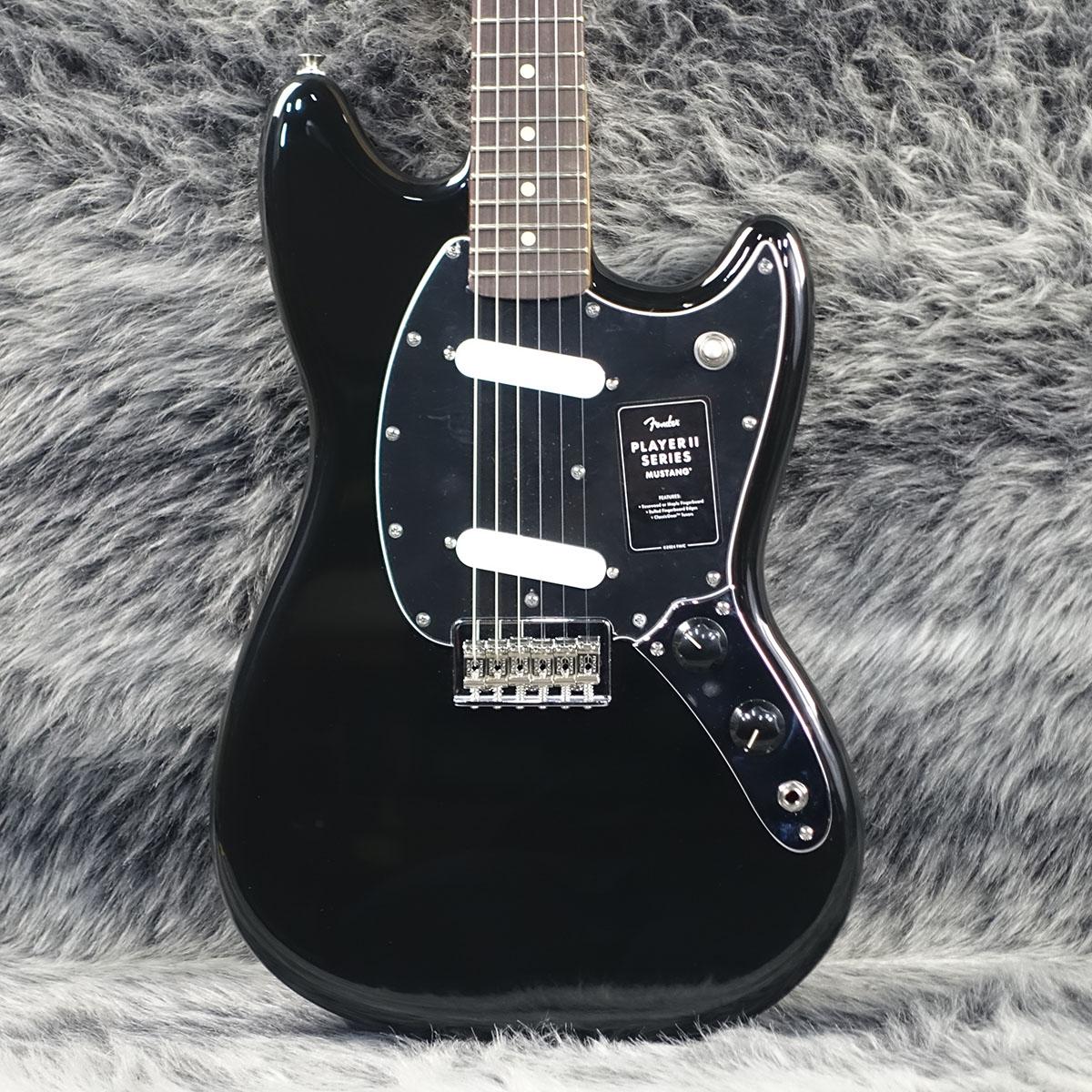 Player II Mustang Black Fender エレクトリックギター ムスタング