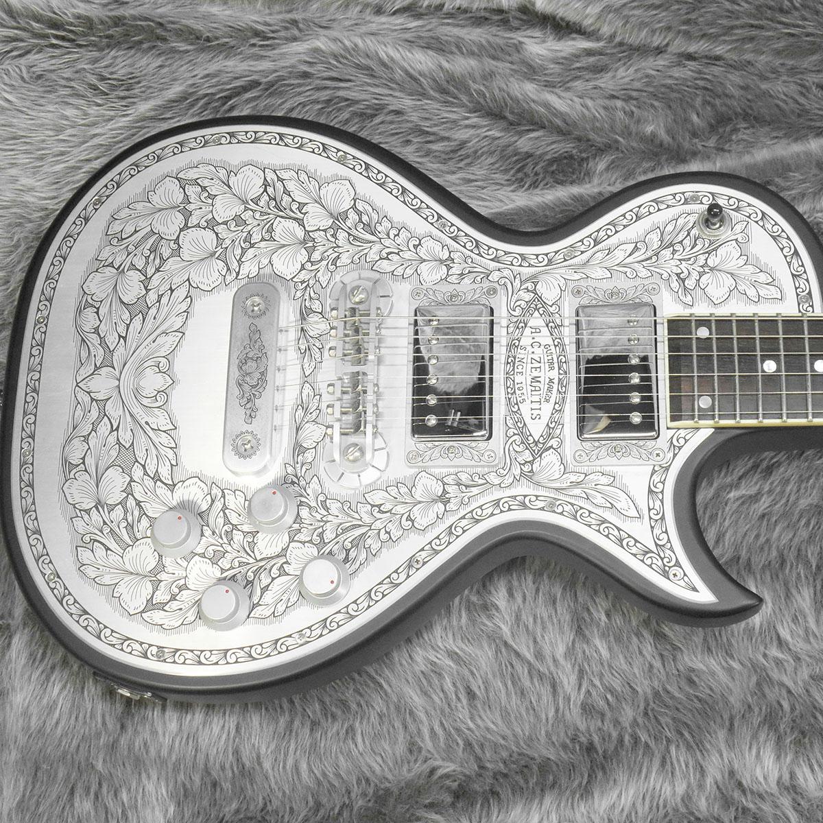 C24MF Black ZEMAITIS エレクトリックギター レスポールタイプ 商品