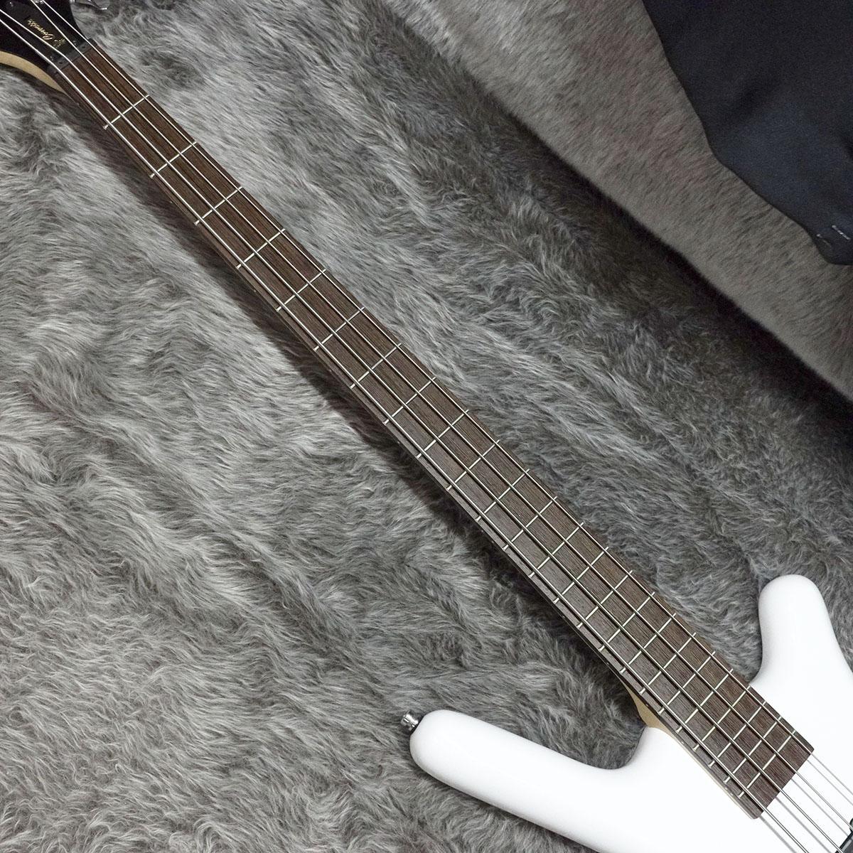 Rock Bass Corvette Basic 4st Solid White High Polish【アウトレット