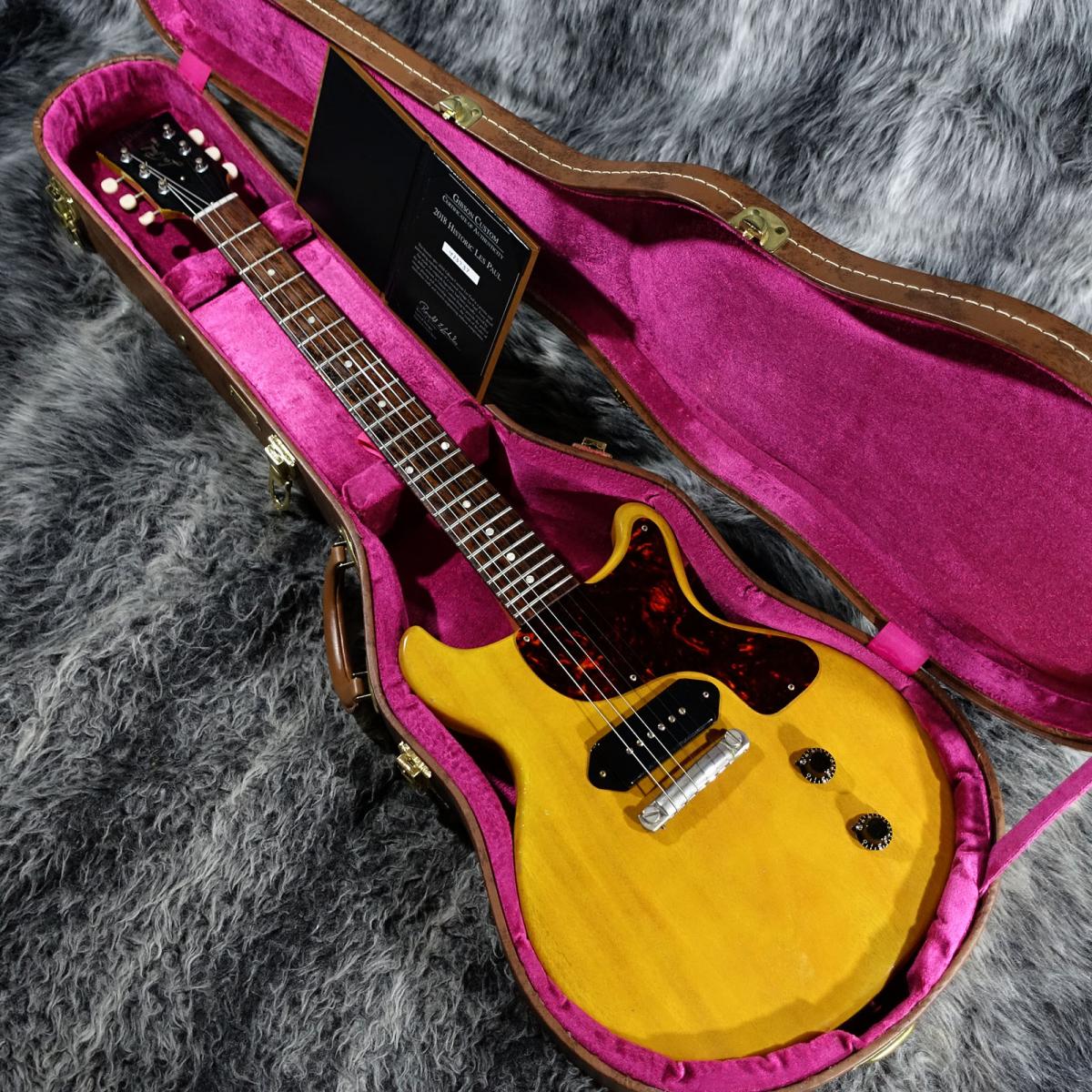1959 Les Paul Junior Double Cut Lightly Aged Bright TV Yellow