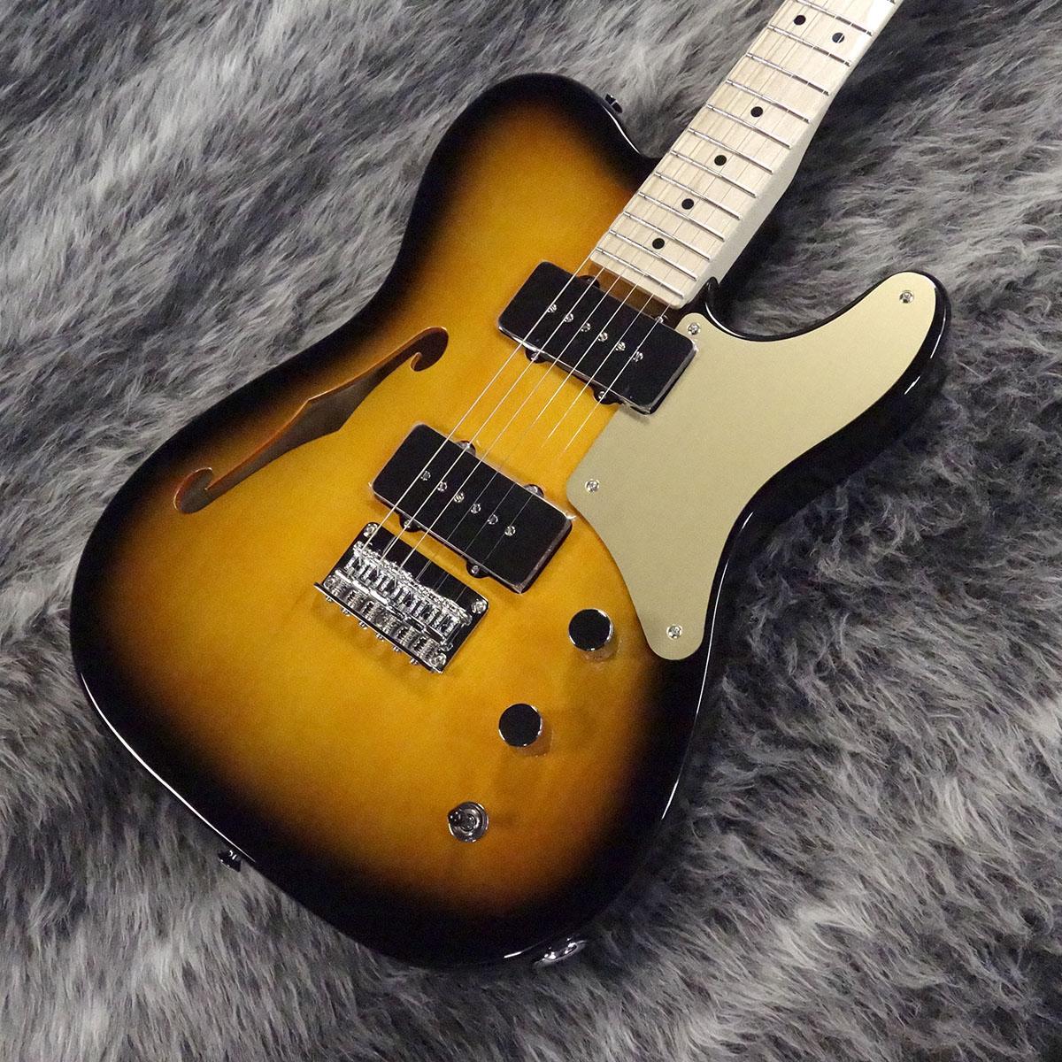 Paranormal Cabronita Telecaster Thinline Gold Anodized Pickguard 2