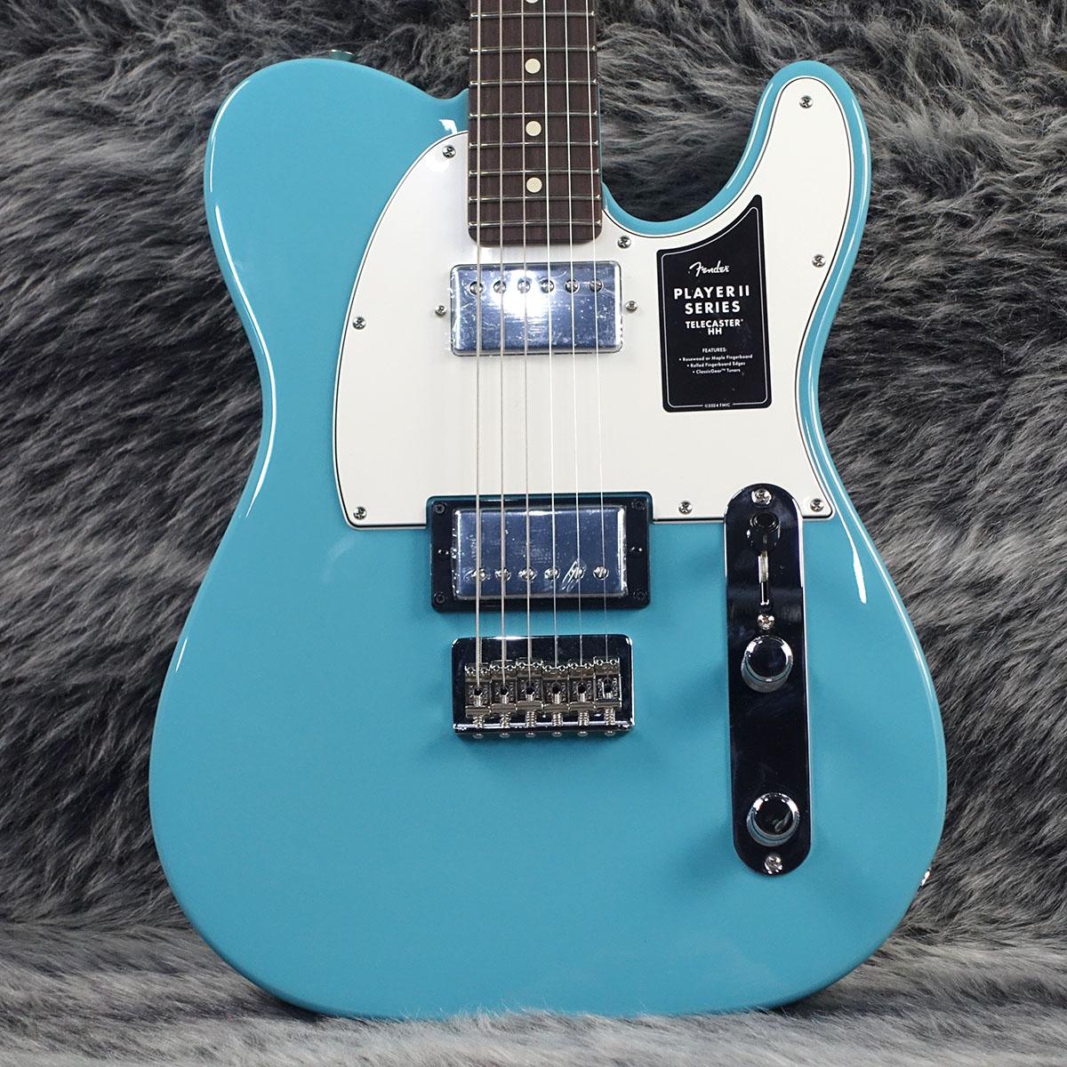 Player II Telecaster HH RW Aquatone Blue Fender エレクトリック