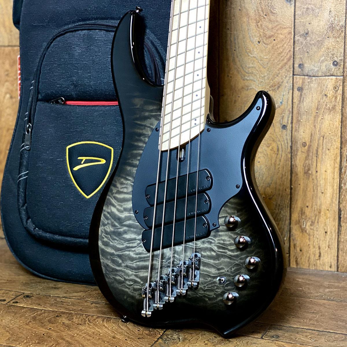 Combustion CC3 5st Quilt Maple Top 2 Tone Black Burst Dingwall