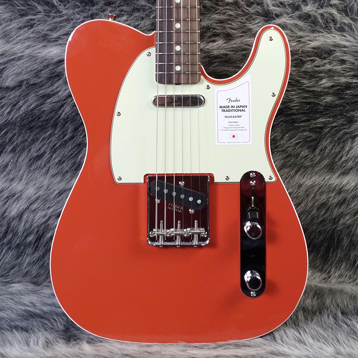 Made in Japan Traditional 60s Telecaster Custom Fiesta Red Fender