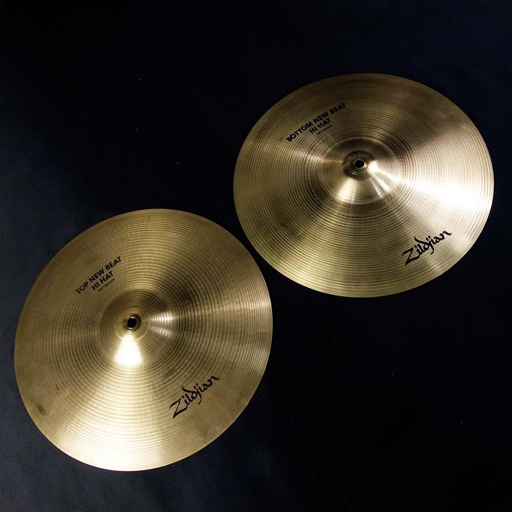 80's A ZILDJIAN NEW BEAT HiHats 14