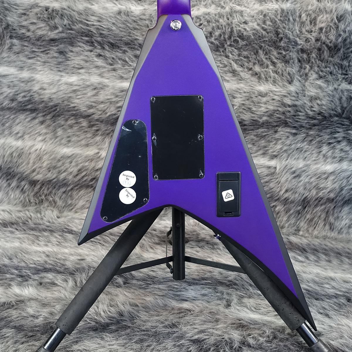 X Series Rhoads RRX24 Purple Metallic with Black Bevels Jackson