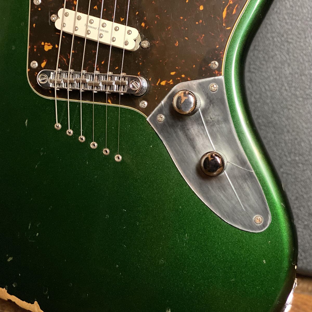 Custom Jaguar Type Metallic Green ESP エレクトリックギター