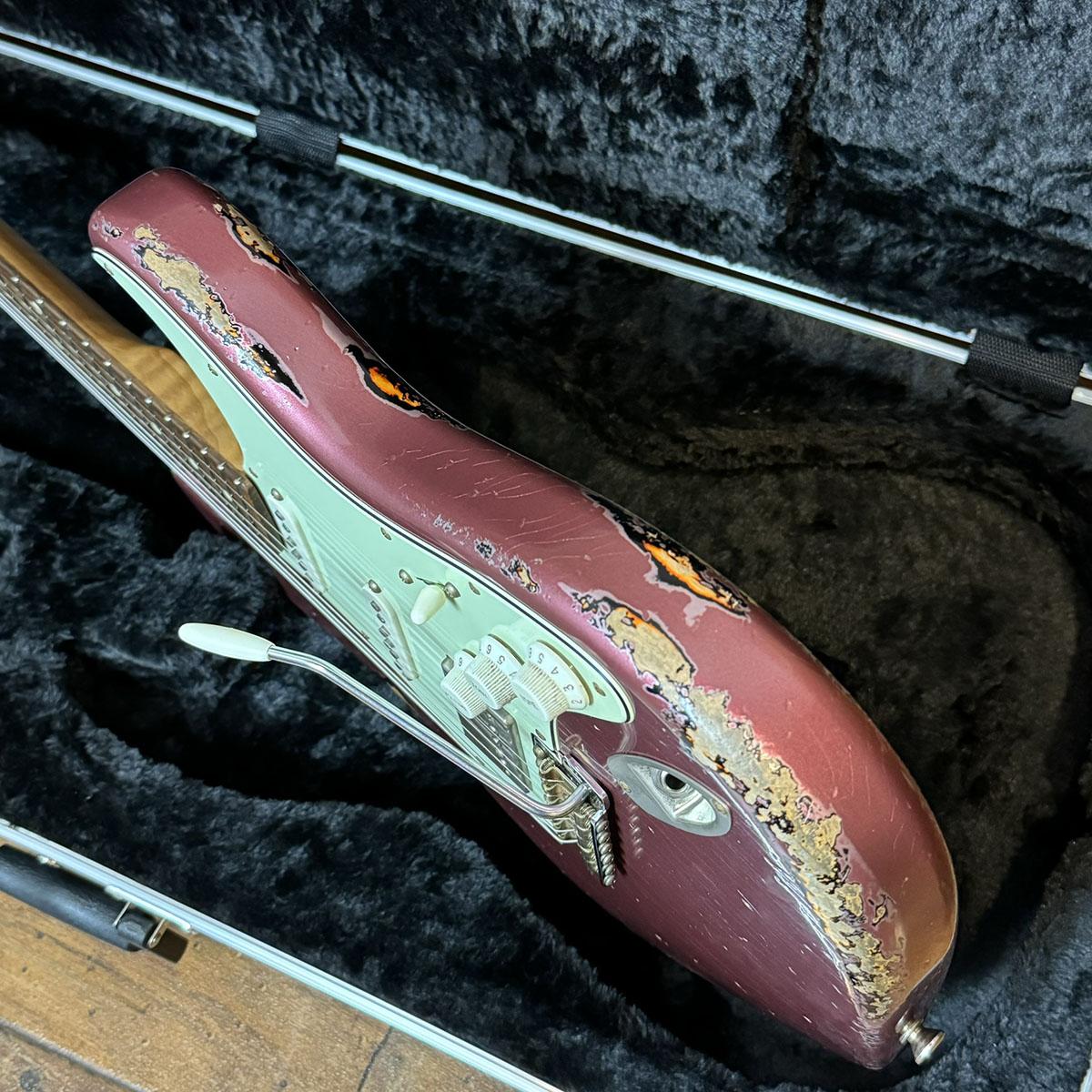 XSC-2 Roasted Flame Maple Neck Heavy Aged / Burgundy Mist over