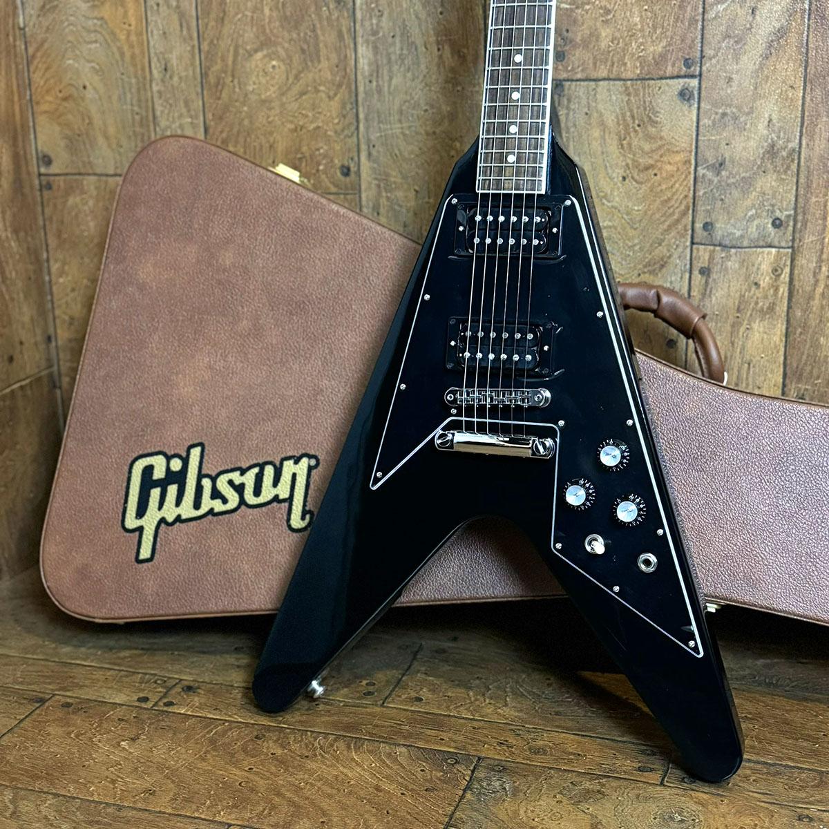 Gibson USA ギブソンUSA フライングV Amazon | Gibson USA / 80s Flying V Ebony ギブソン フライング V