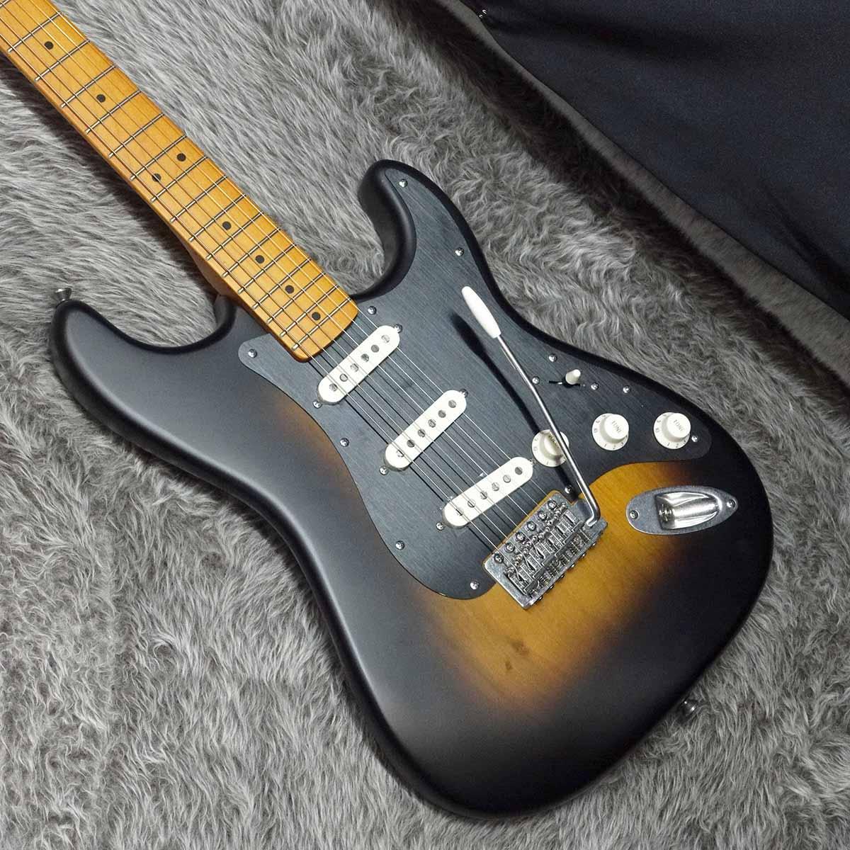 Fender ストラトキャスター ブラック 40周年記念 経年劣化あり 40th Anniversary Stratocaster Vintage Edition MN Black Anodized
