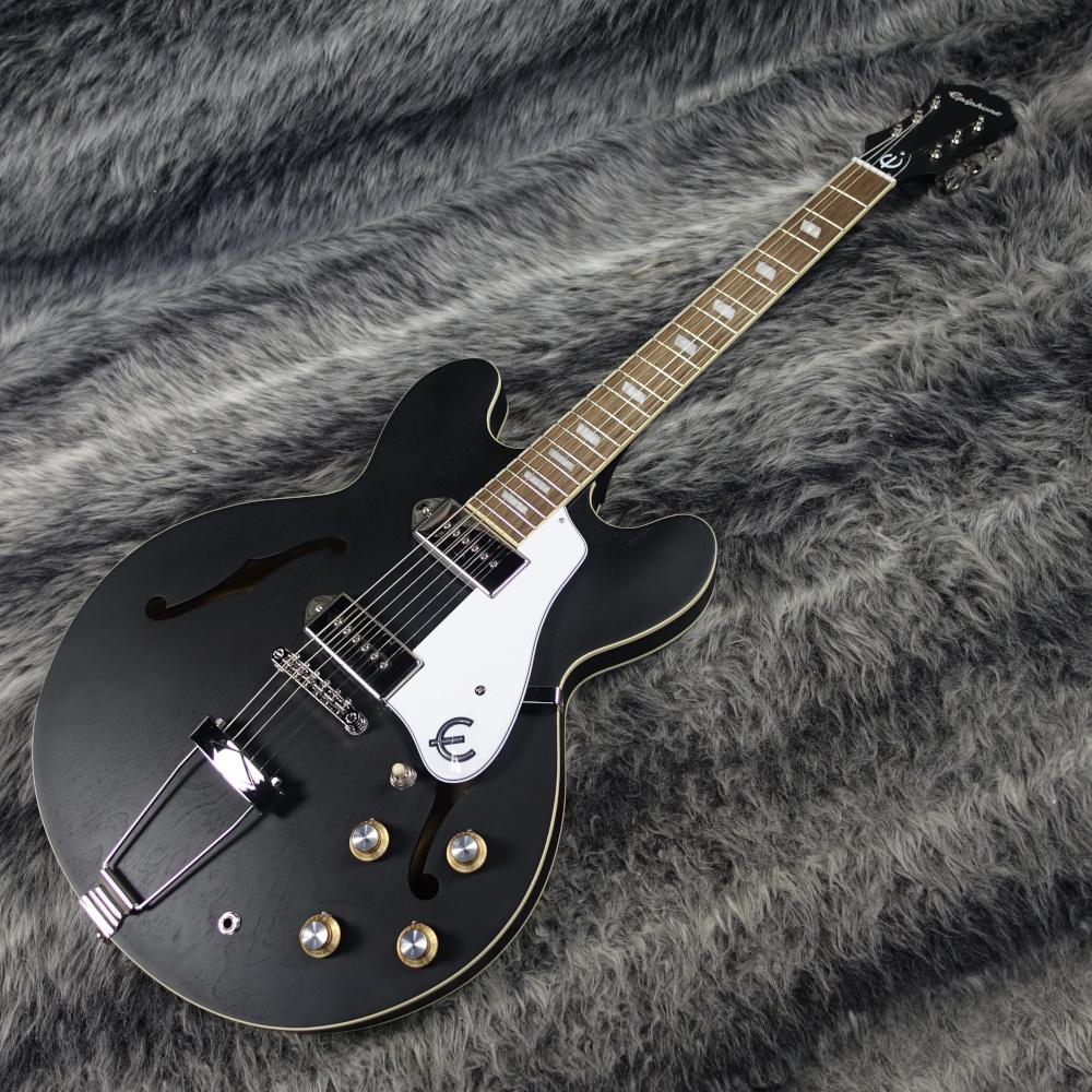 ギター Epiphone Casino Worn Ebony Casino Worn / Worn Ebony Epiphone エレクトリックギター フルアコ