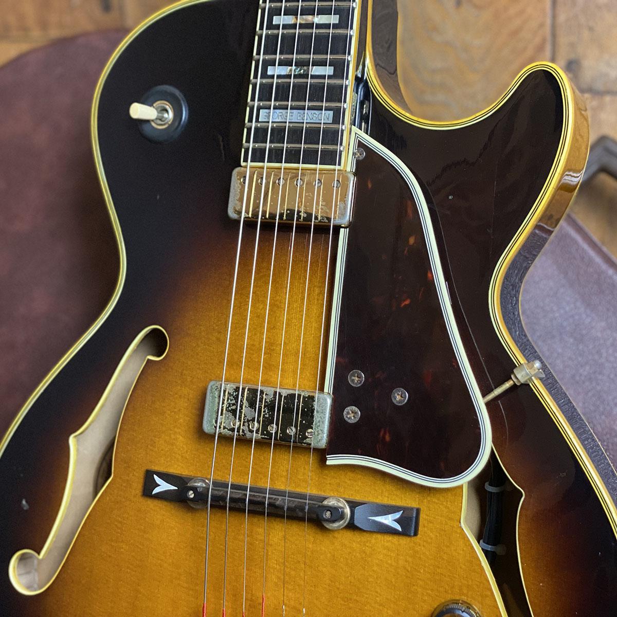 GB10 George Benson Signature Brown Sunburst 1984s Ibanez
