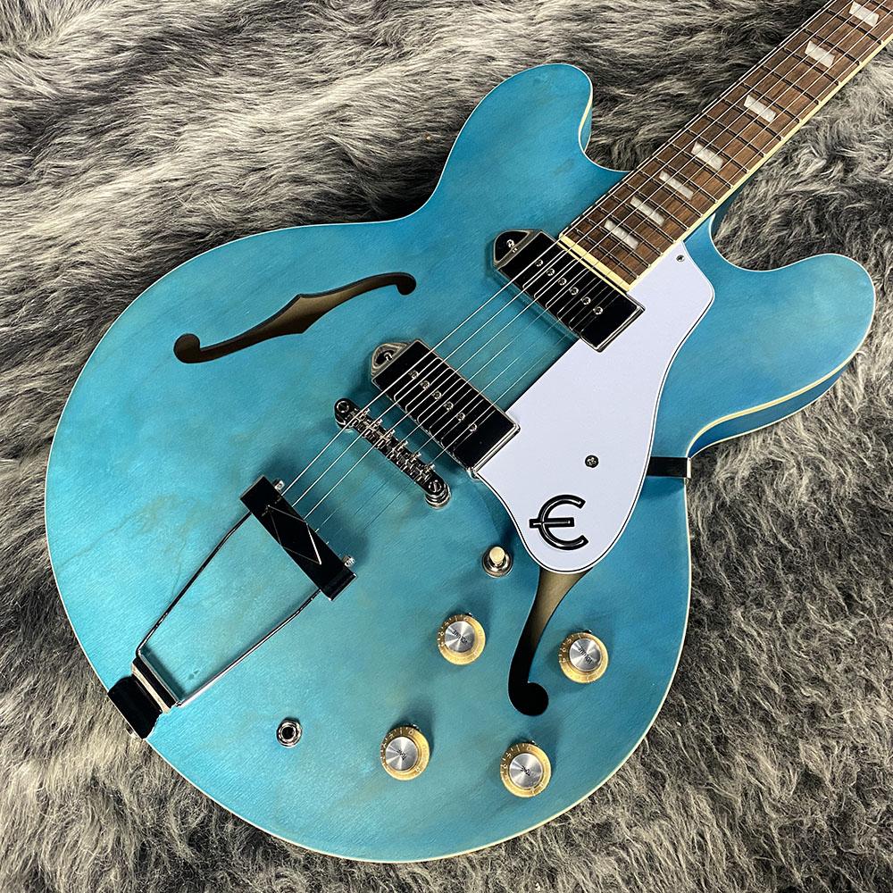 Casino Worn Blue Denim Epiphone エレクトリックギター フルアコ 商品