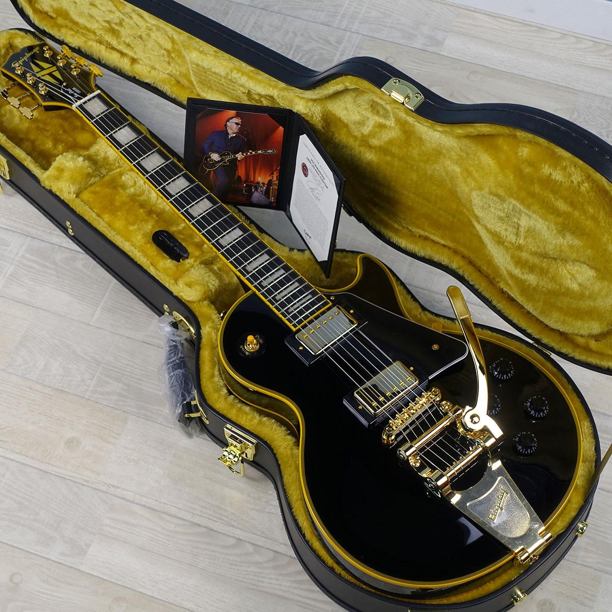 Joe Bonamassa 1959 Les Paul Custom with Bigsby Antique Ebony 