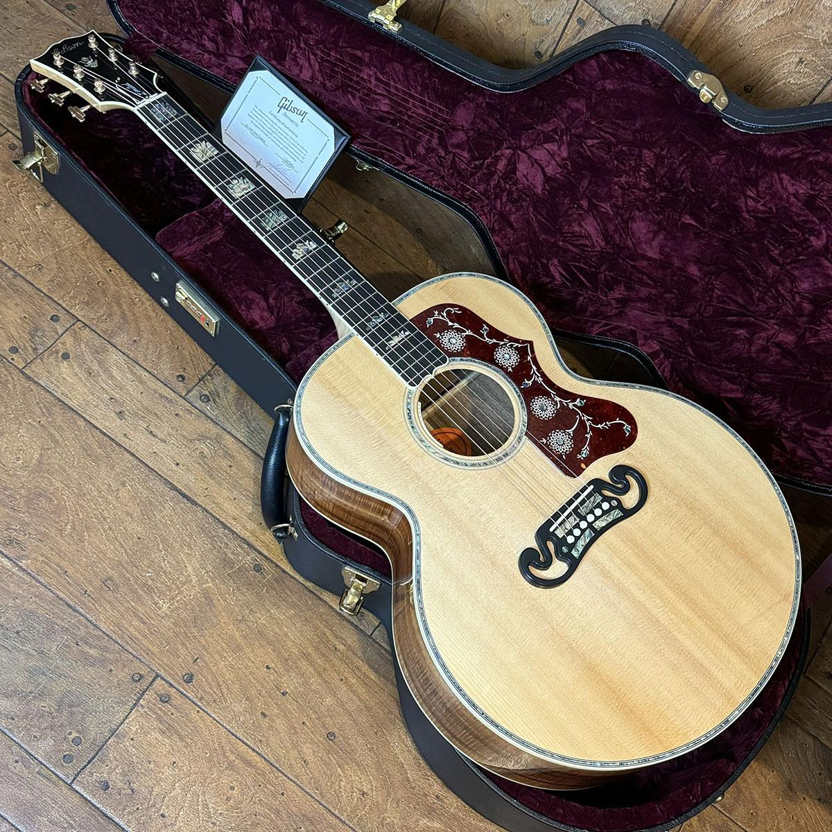 SJ-200 KOA Custom 2017 Gibson アコースティックギター フラット