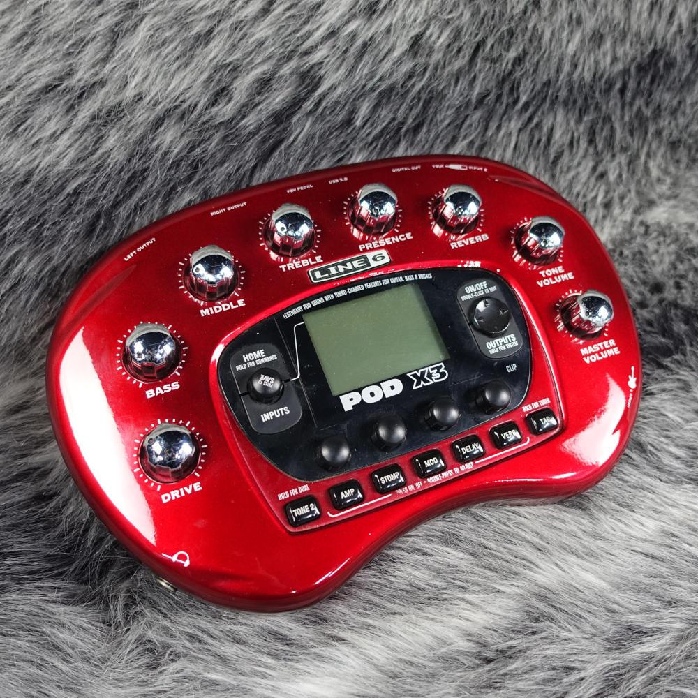 POD X3 Line6 ギター用エフェクター マルチエフェクター 商品詳細