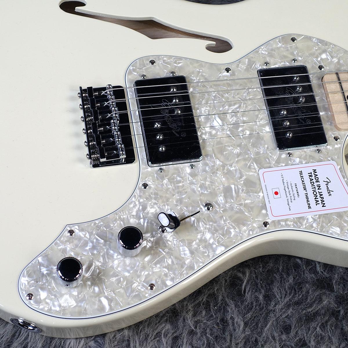 Made In Japan Traditional II 70s Telecaster Thinline Olympic White