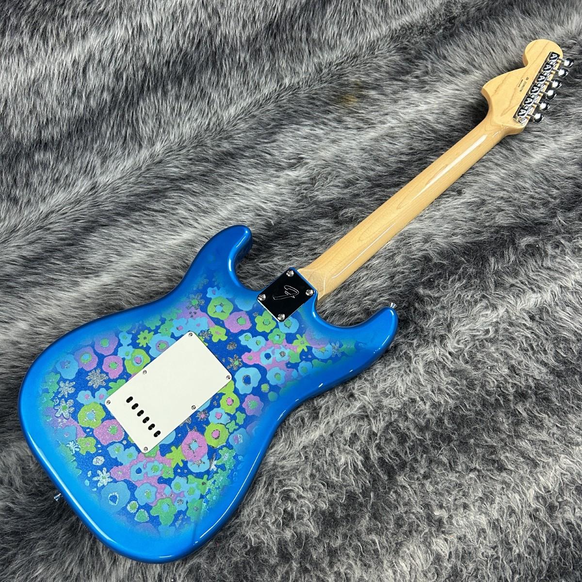 Made in Japan Limited Stratocaster Maple Fingerboard Blue Flower